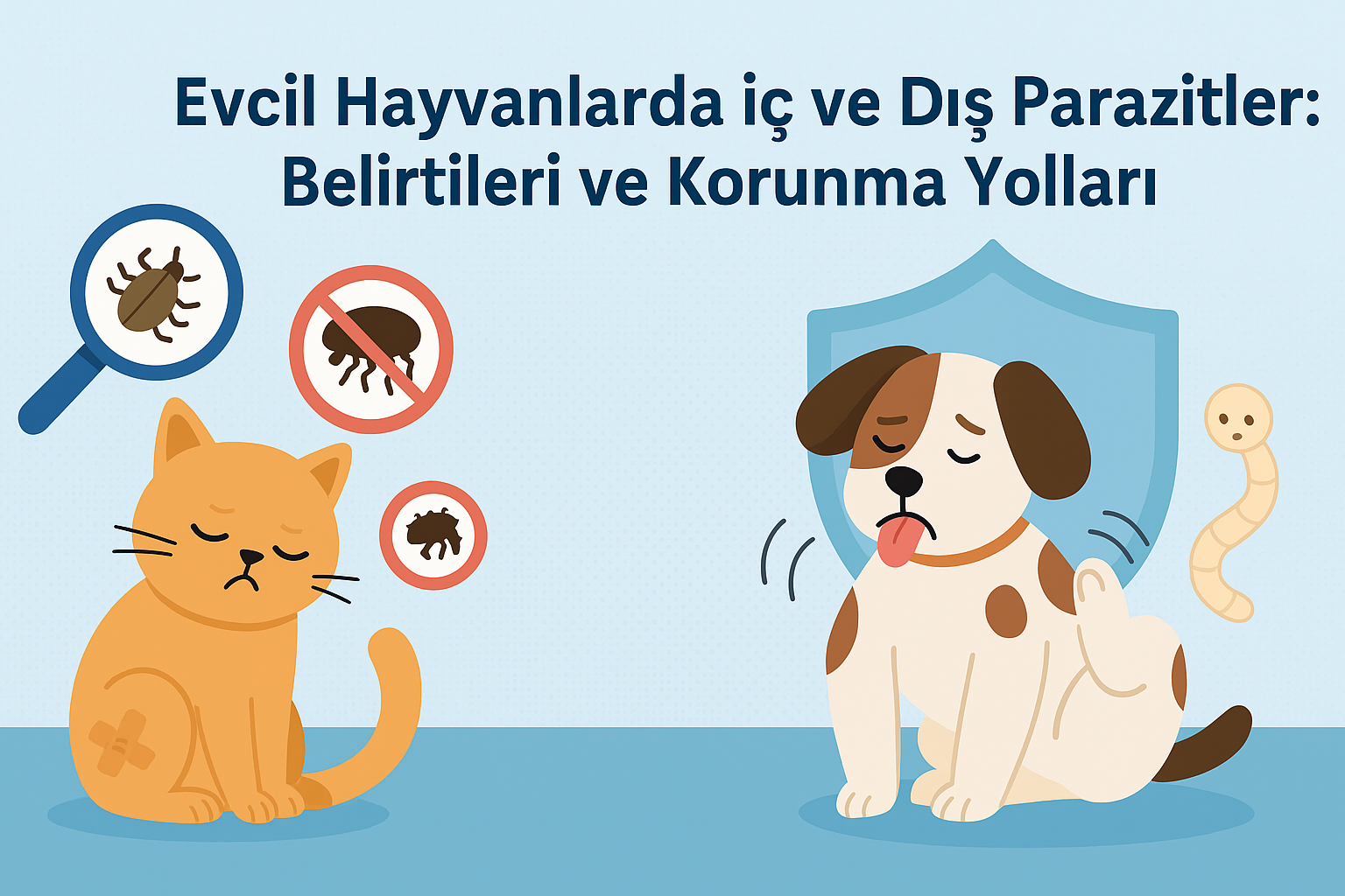 Evcil Hayvanlarda İç ve Dış Parazitler: Belirtileri ve Korunma Yolları