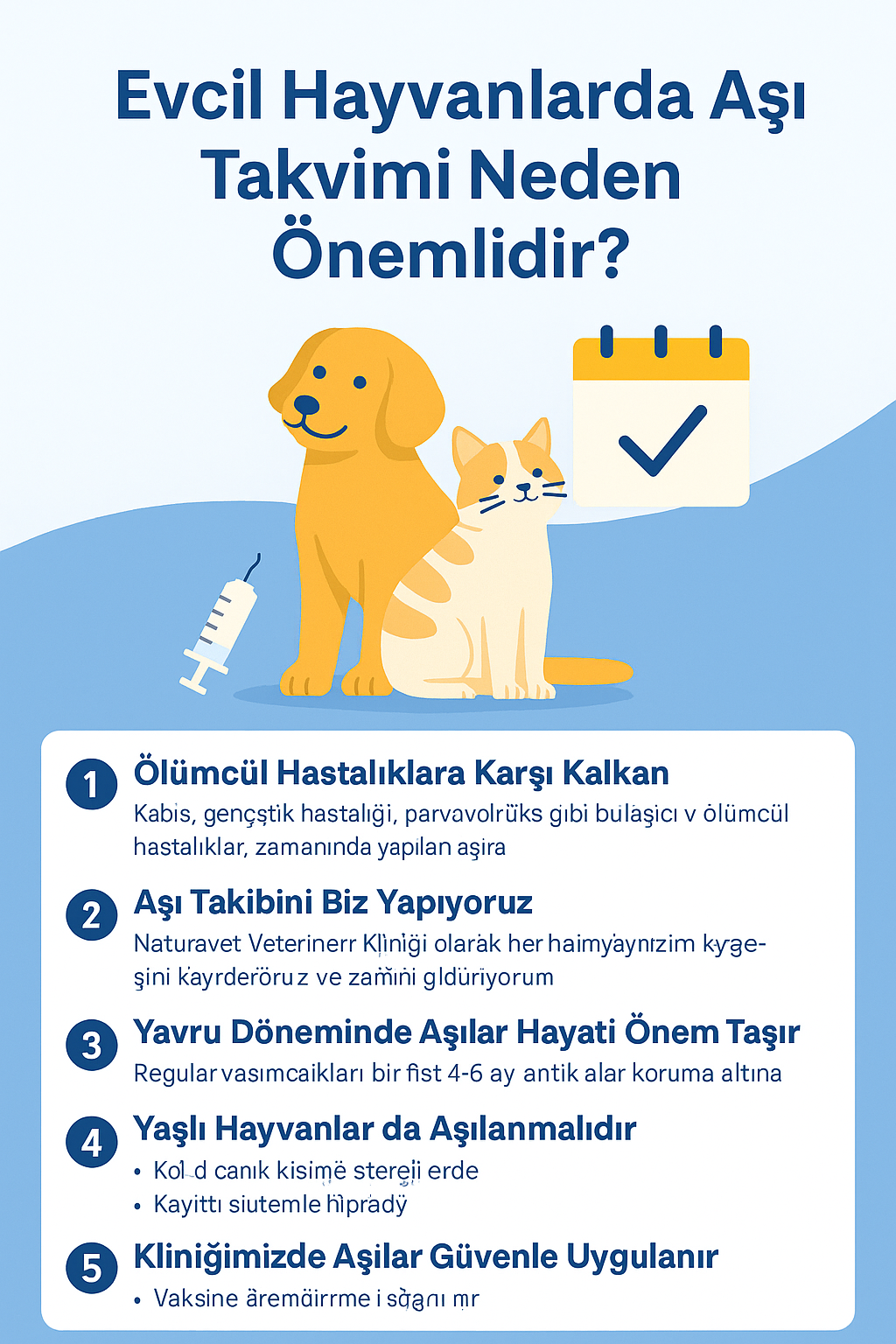 Evcil Hayvanlarda Aşı Takvimi Neden Önemlidir?